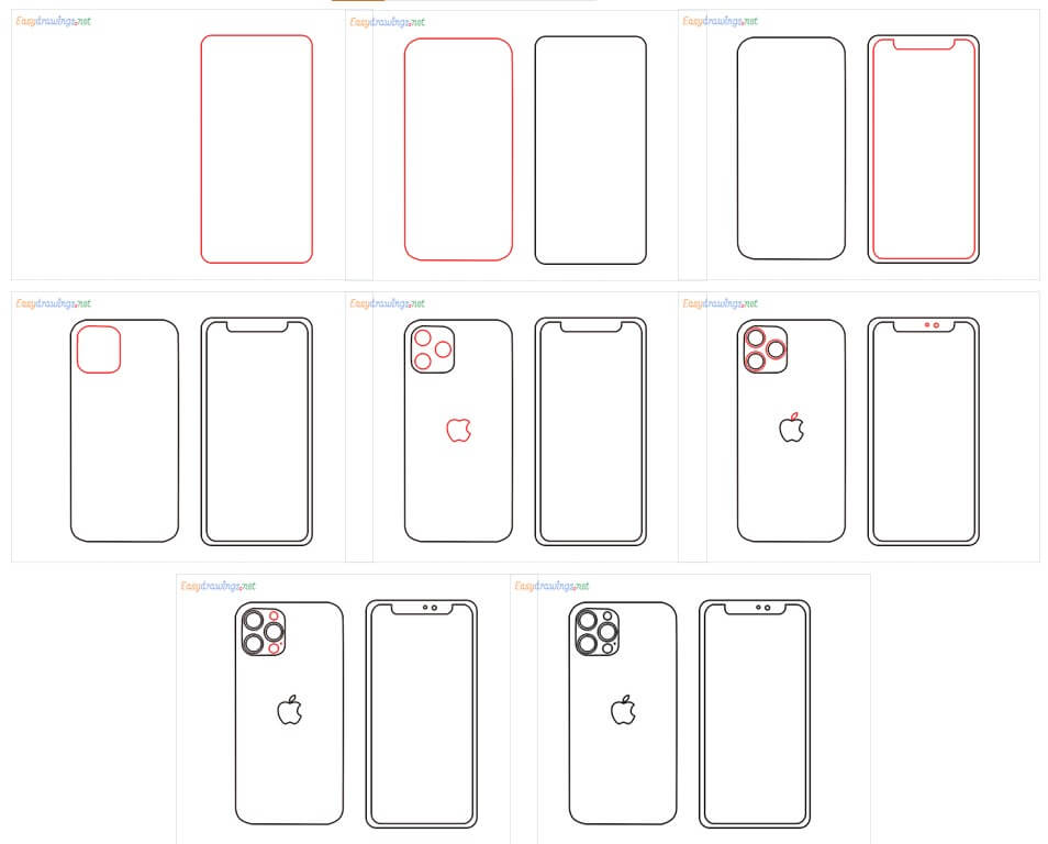 How to draw Smartphone (11)