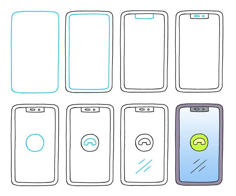 Smartphone (6) Drawing Ideas