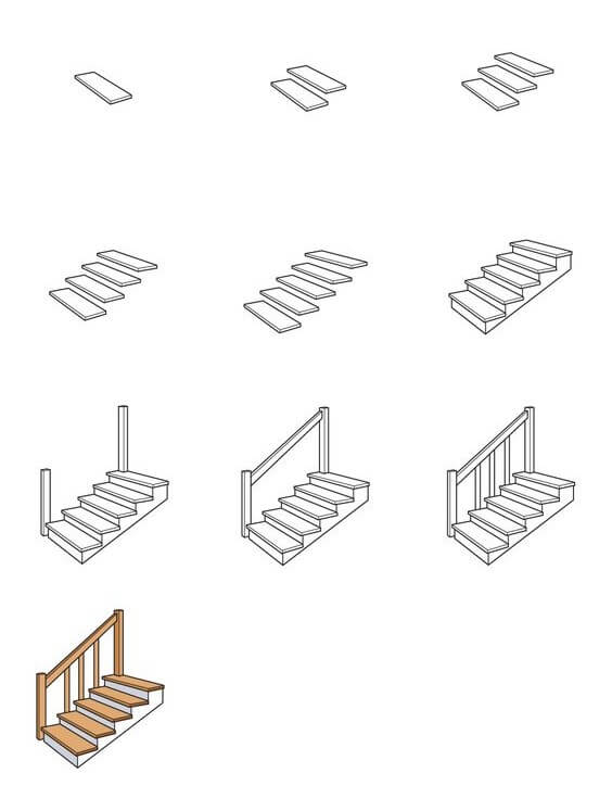 Stairs idea (1) Drawing Ideas