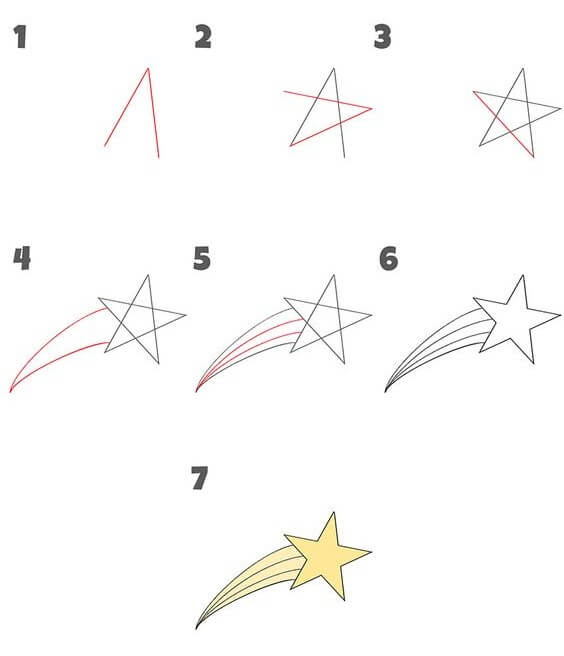 How to draw Star (12)