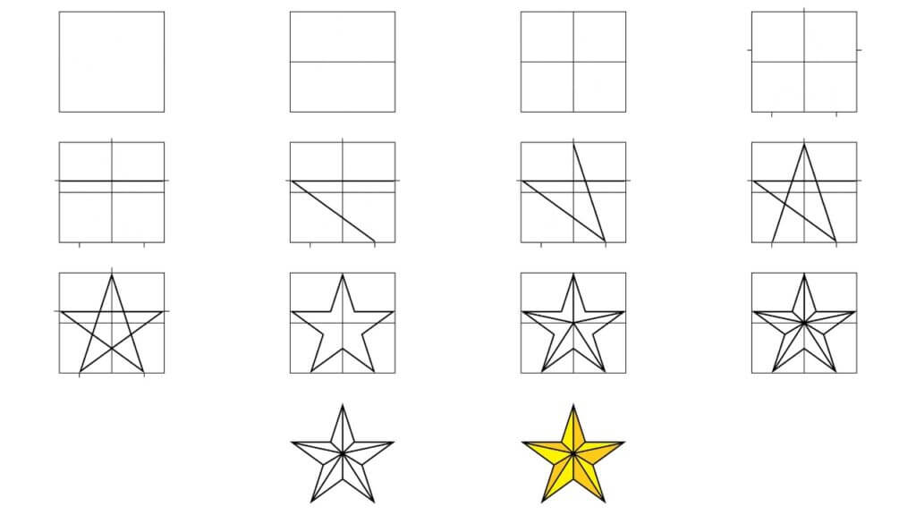 Star (15) Drawing Ideas