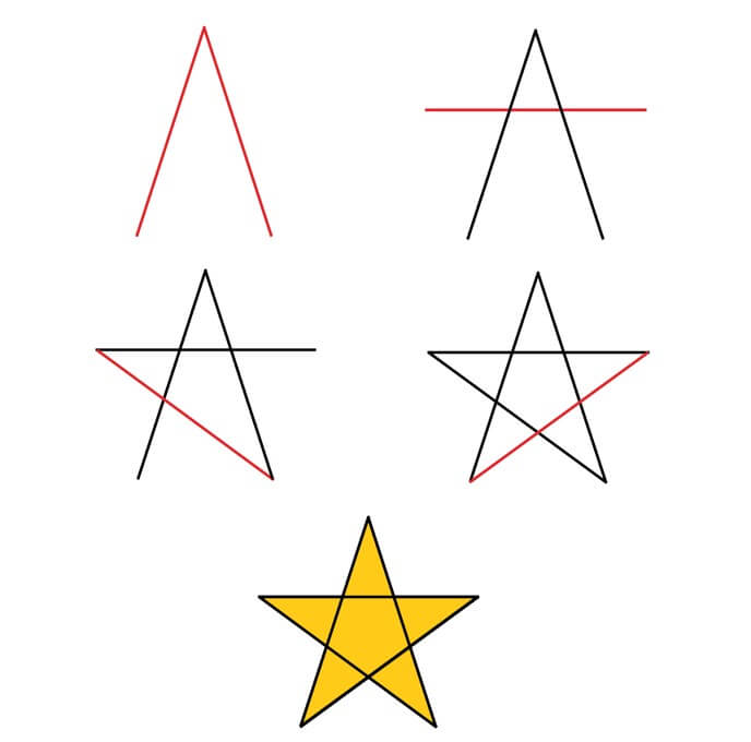 Star (20) Drawing Ideas