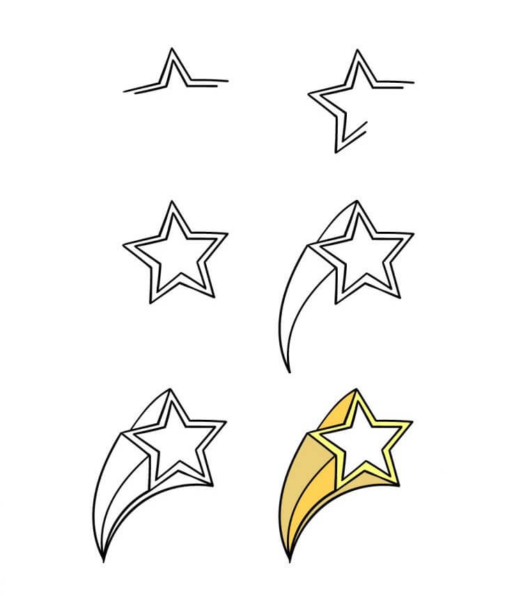 Star (24) Drawing Ideas