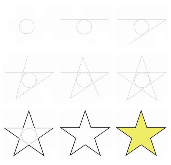 Star (9) Drawing Ideas