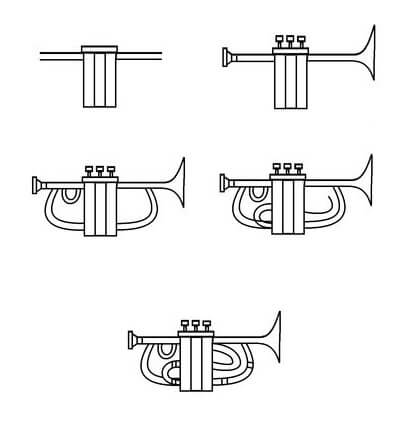 Trumpet idea (3) Drawing Ideas