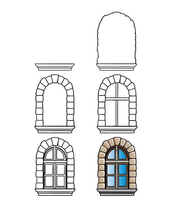 Window idea (1) Drawing Ideas