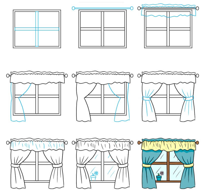 How to draw Window idea (11)