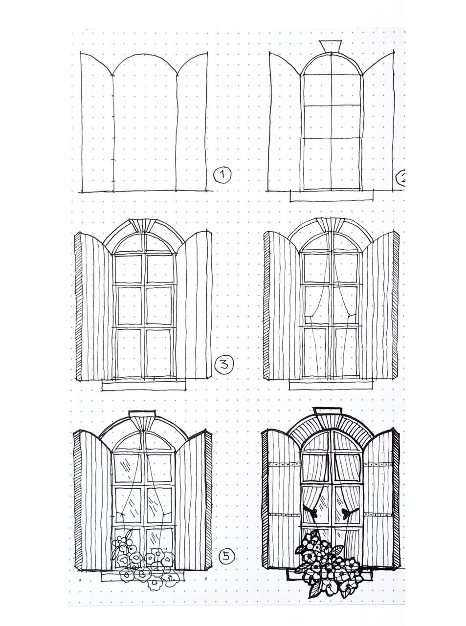 How to draw Window idea (2)