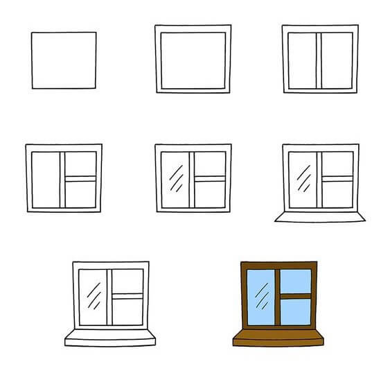 How to draw Window idea (6)