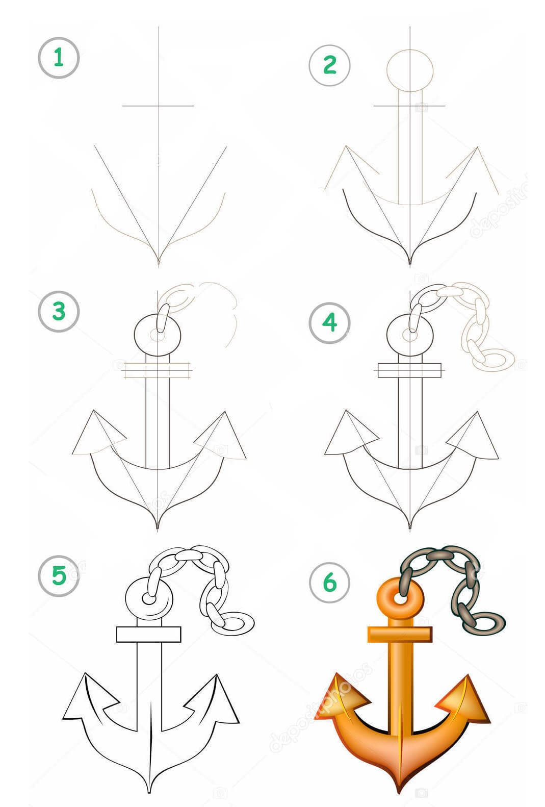 How to draw Anchor idea (12)