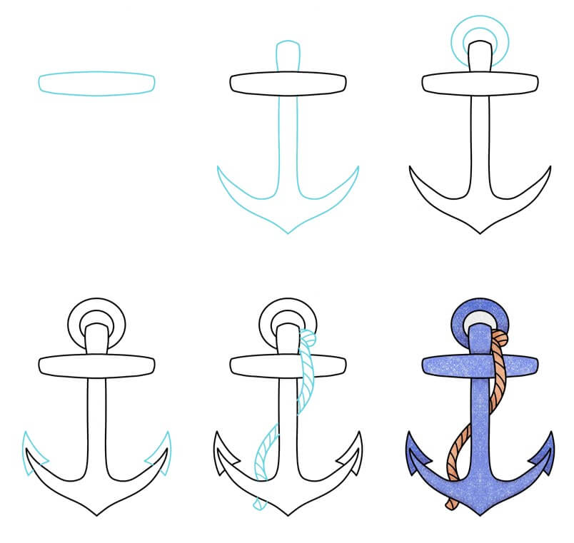 How to draw Anchor idea (15)