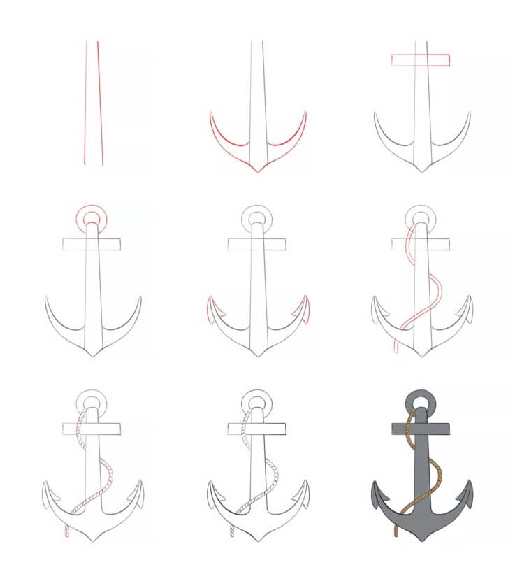 Anchor idea (18) Drawing Ideas