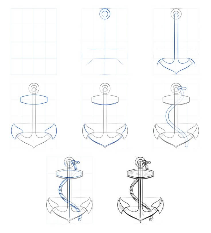 How to draw Anchor idea (19)