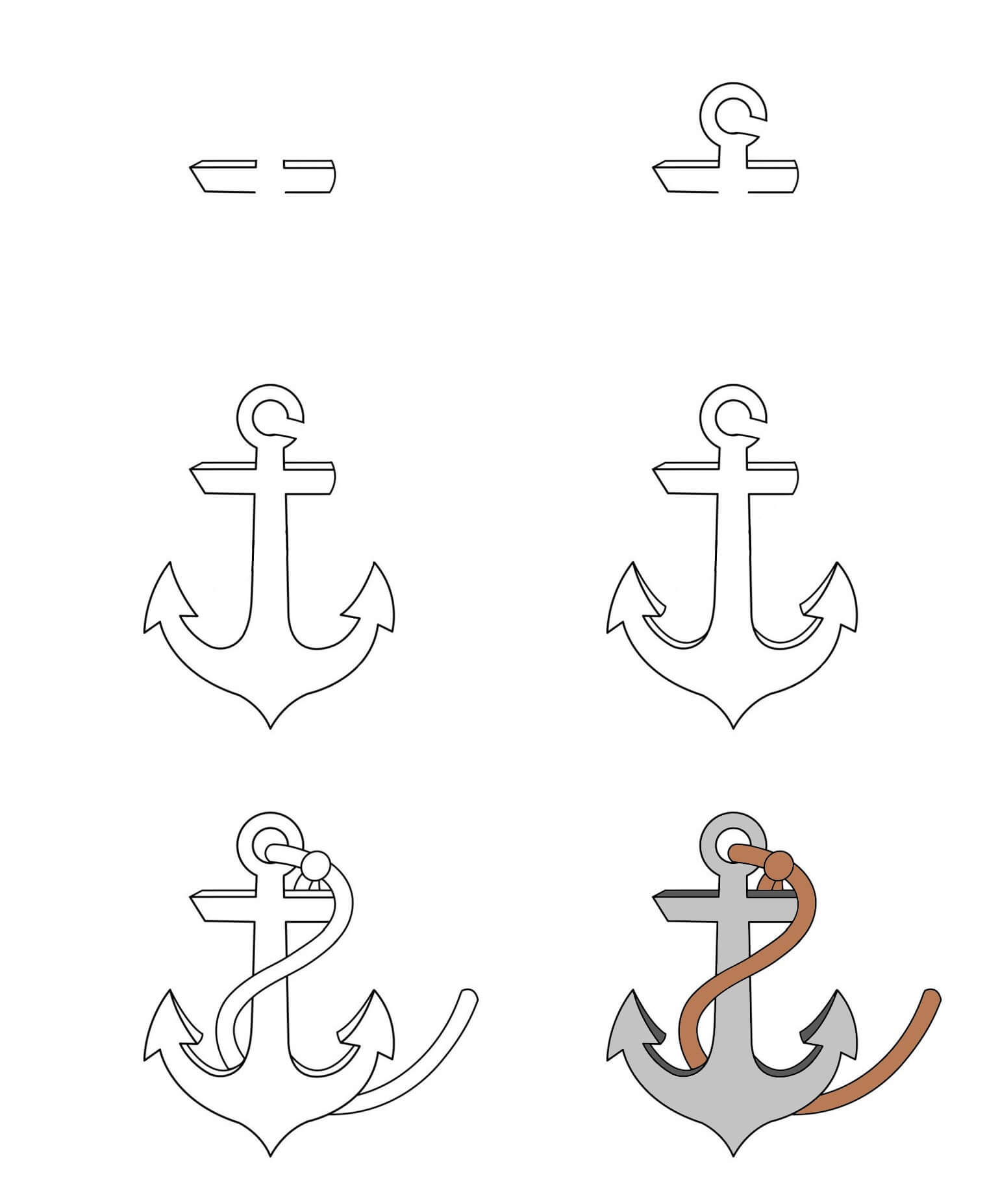 How to draw Anchor idea (22)