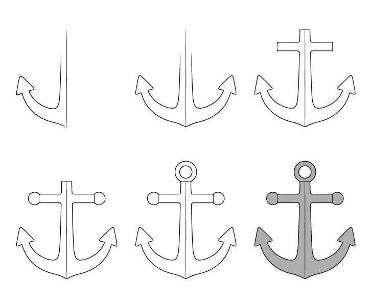 How to draw Anchor idea (25)