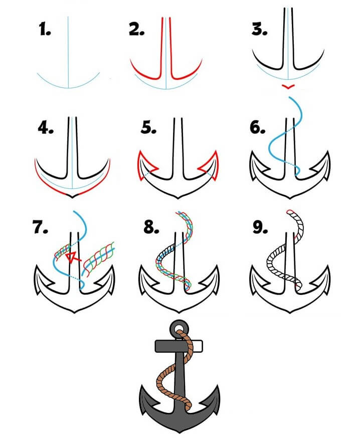 Anchor idea (6) Drawing Ideas