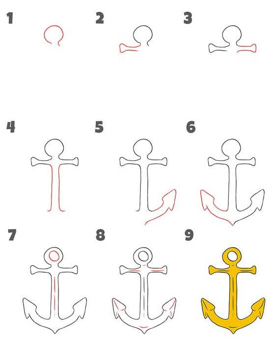 Anchor idea (8) Drawing Ideas