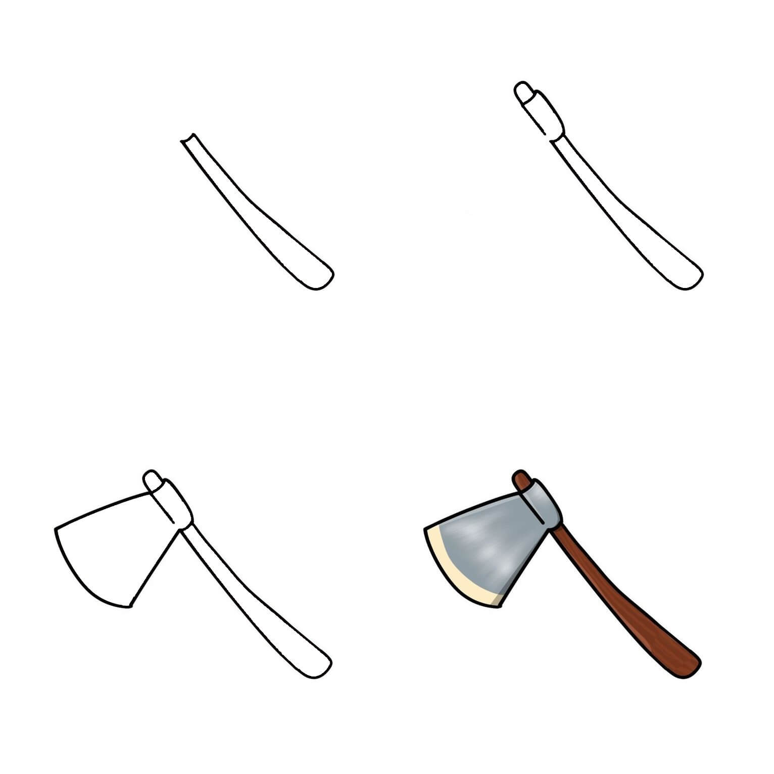 How to draw Axe idea (13)