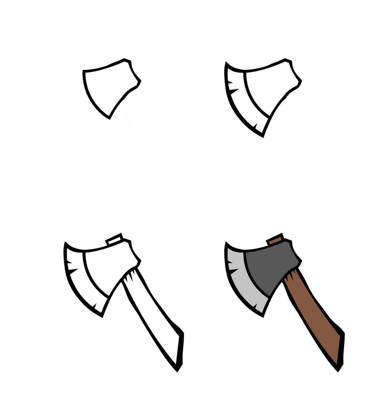 How to draw Axe idea (17)