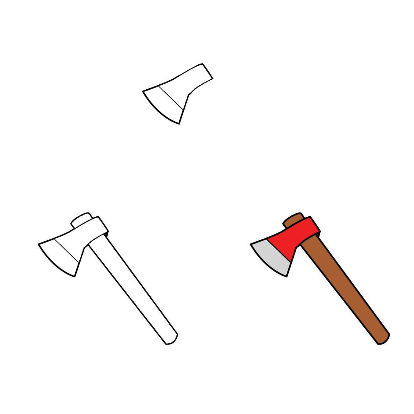 How to draw Axe idea (7)