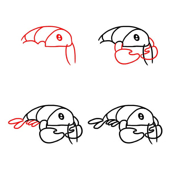 Baby Lobster Drawing Ideas