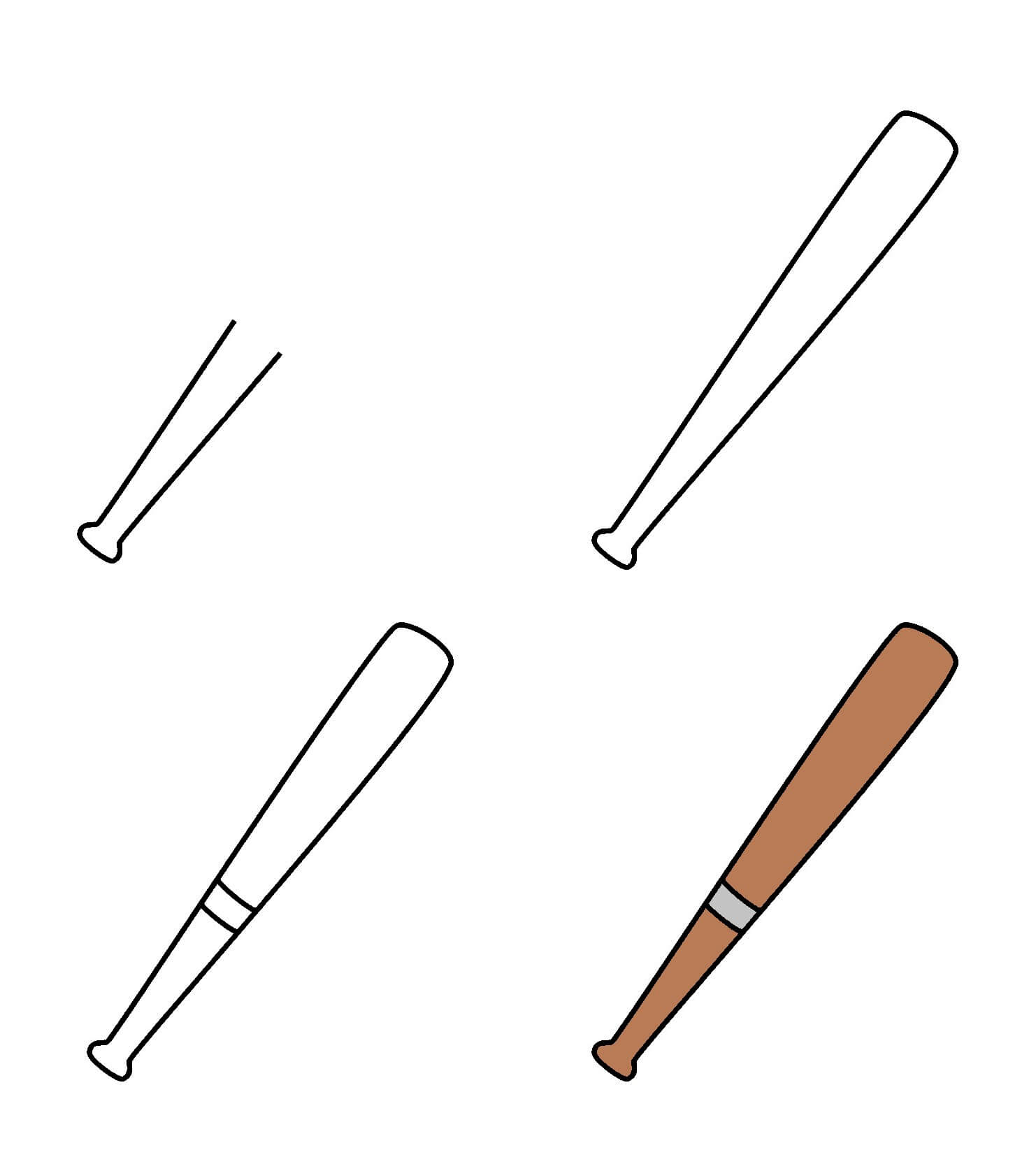 How to draw Baseball bat ideas (9)