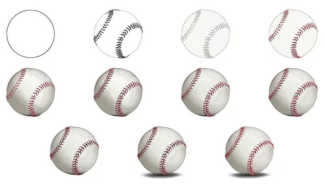 How to draw Baseball idea (11)