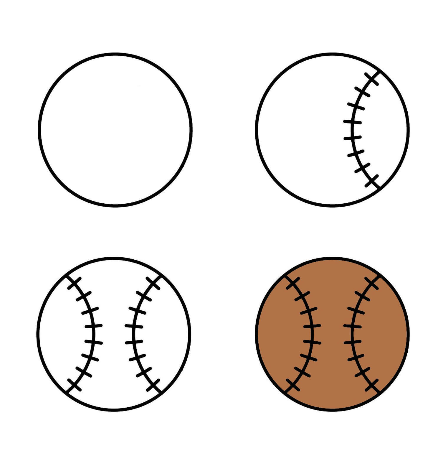 How to draw Baseball idea (4)