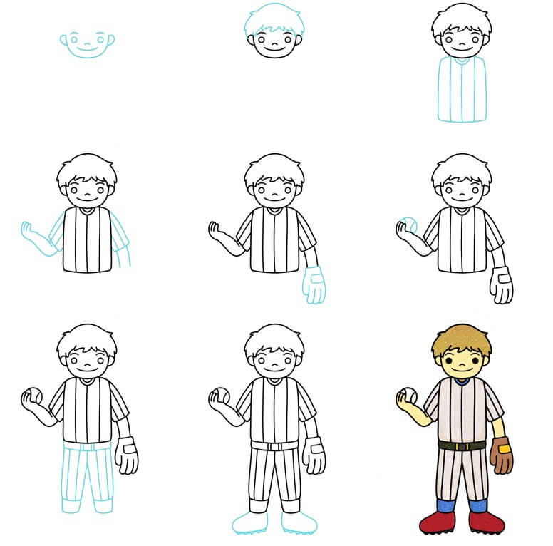 Baseball player ideas (11) Drawing Ideas