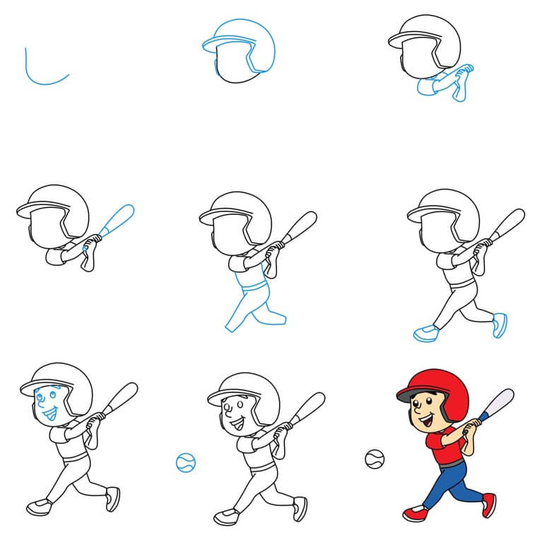 Baseball player ideas (9) Drawing Ideas