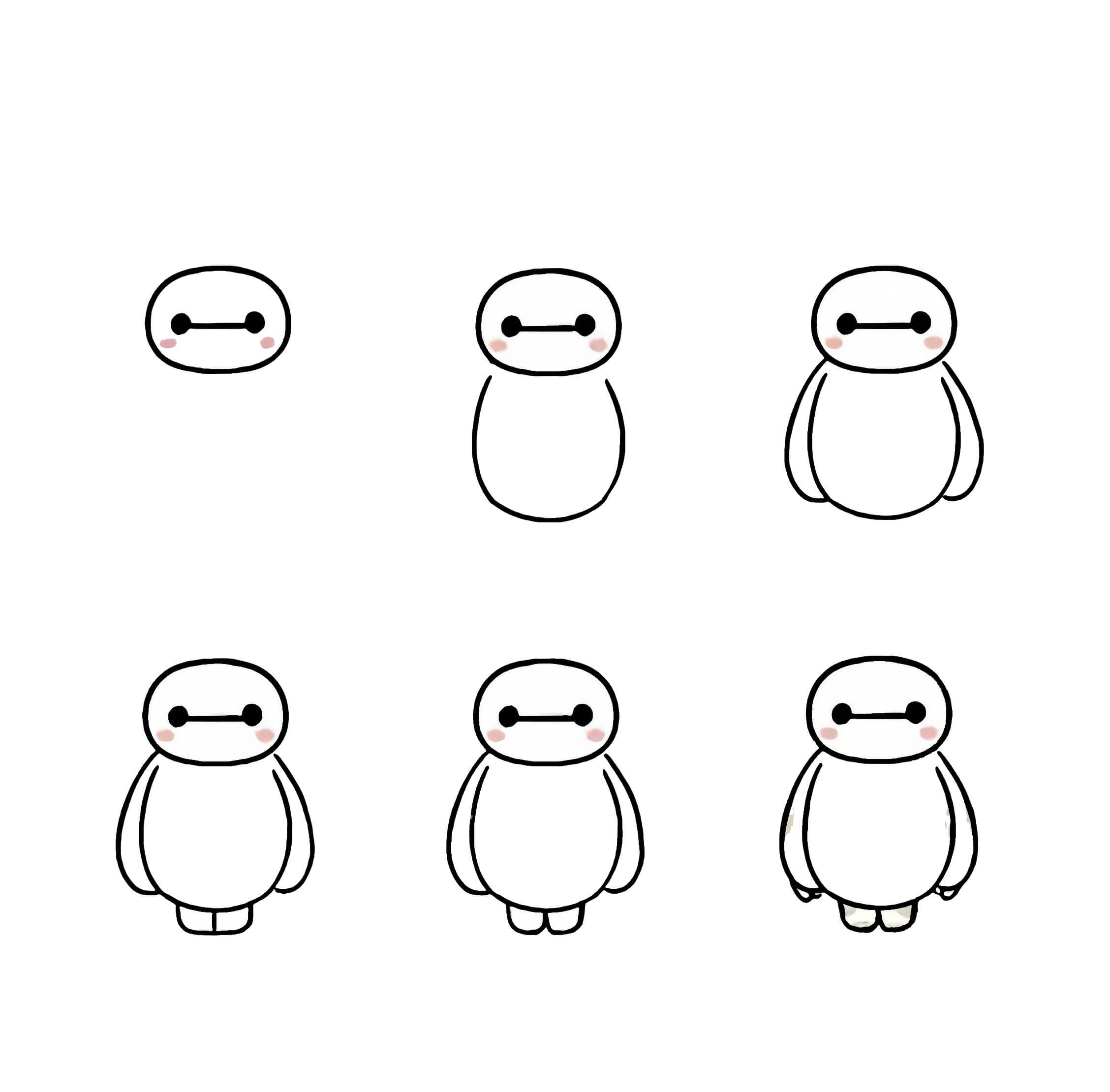 Baymax mini Drawing Ideas