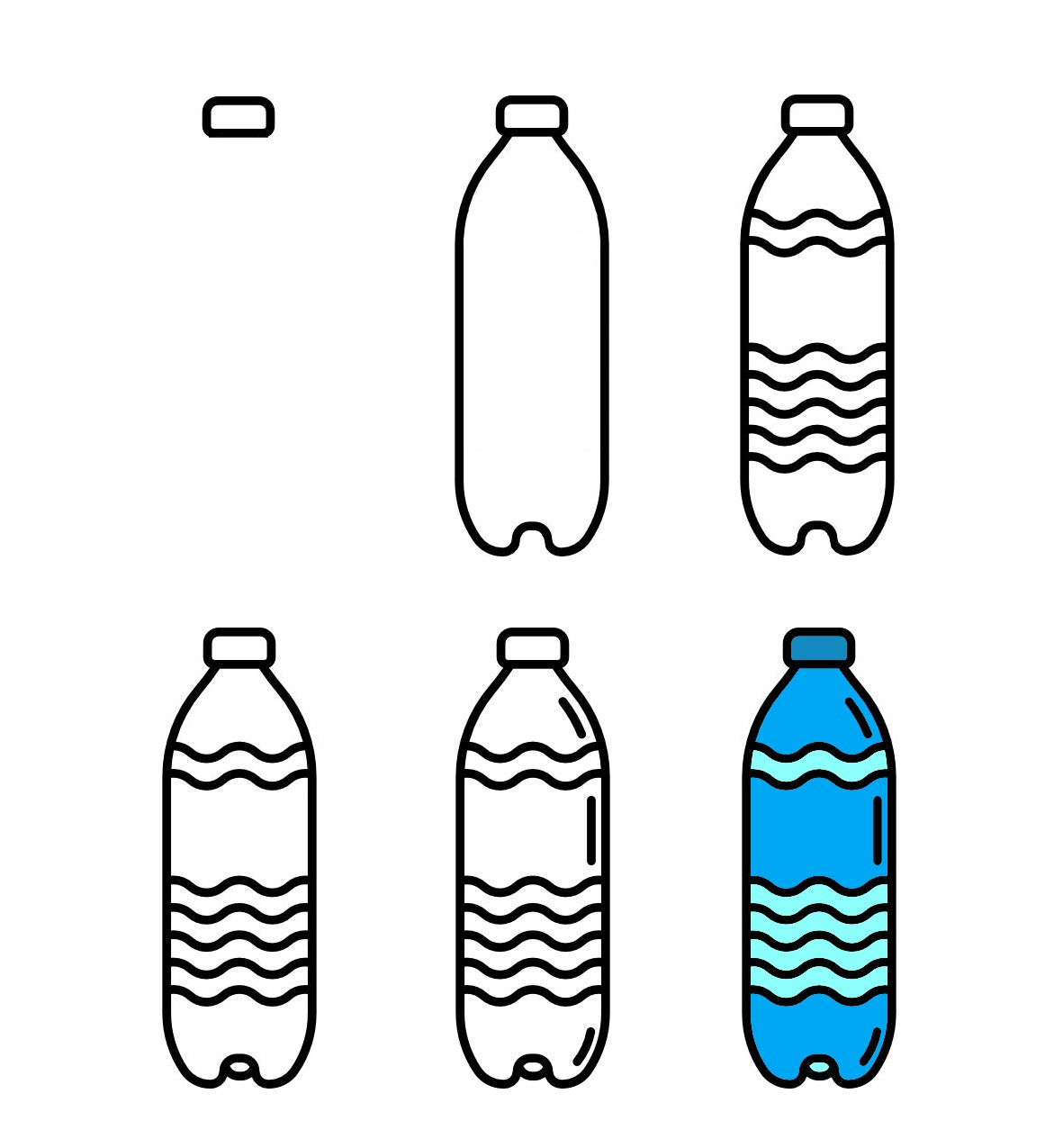 Bottle idea (16) Drawing Ideas