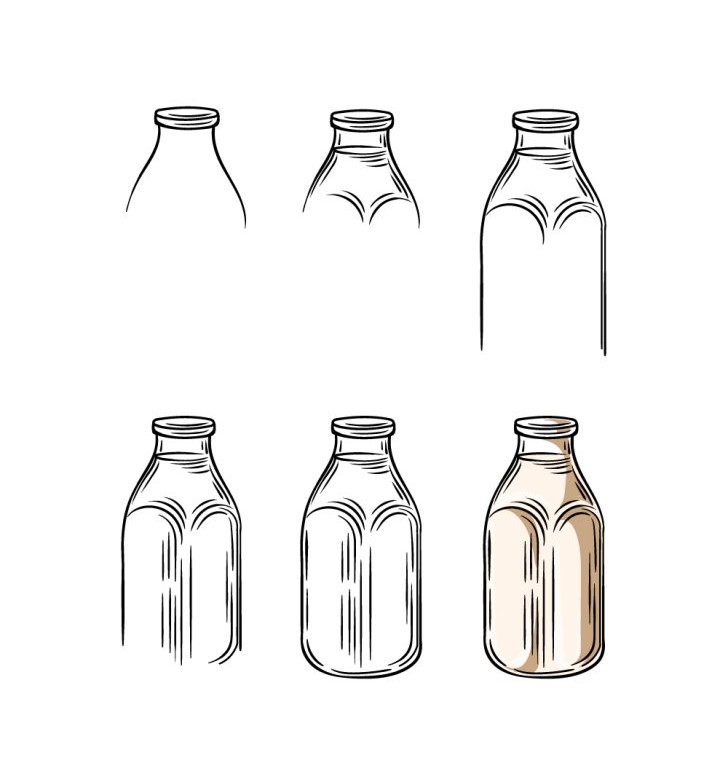 Bottle idea (19) Drawing Ideas