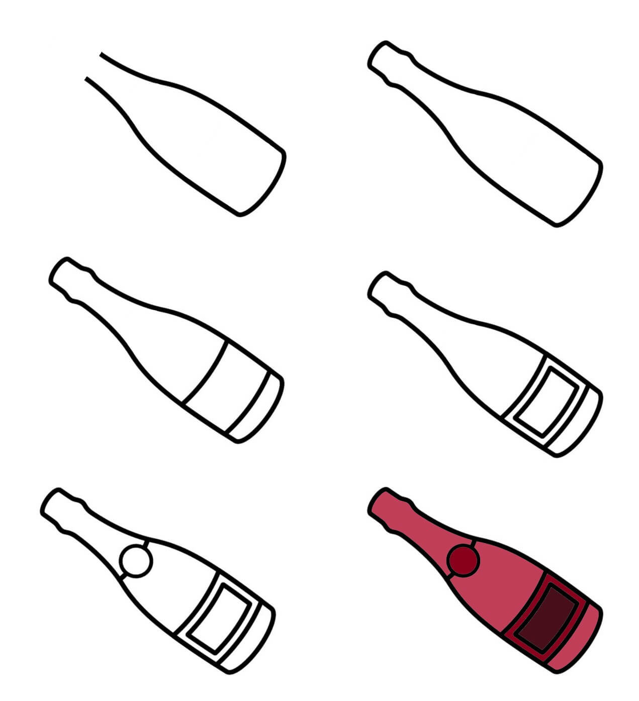 How to draw Bottle idea (2)