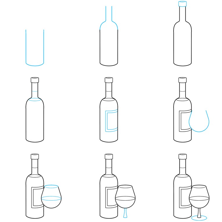 Bottle idea (22) Drawing Ideas