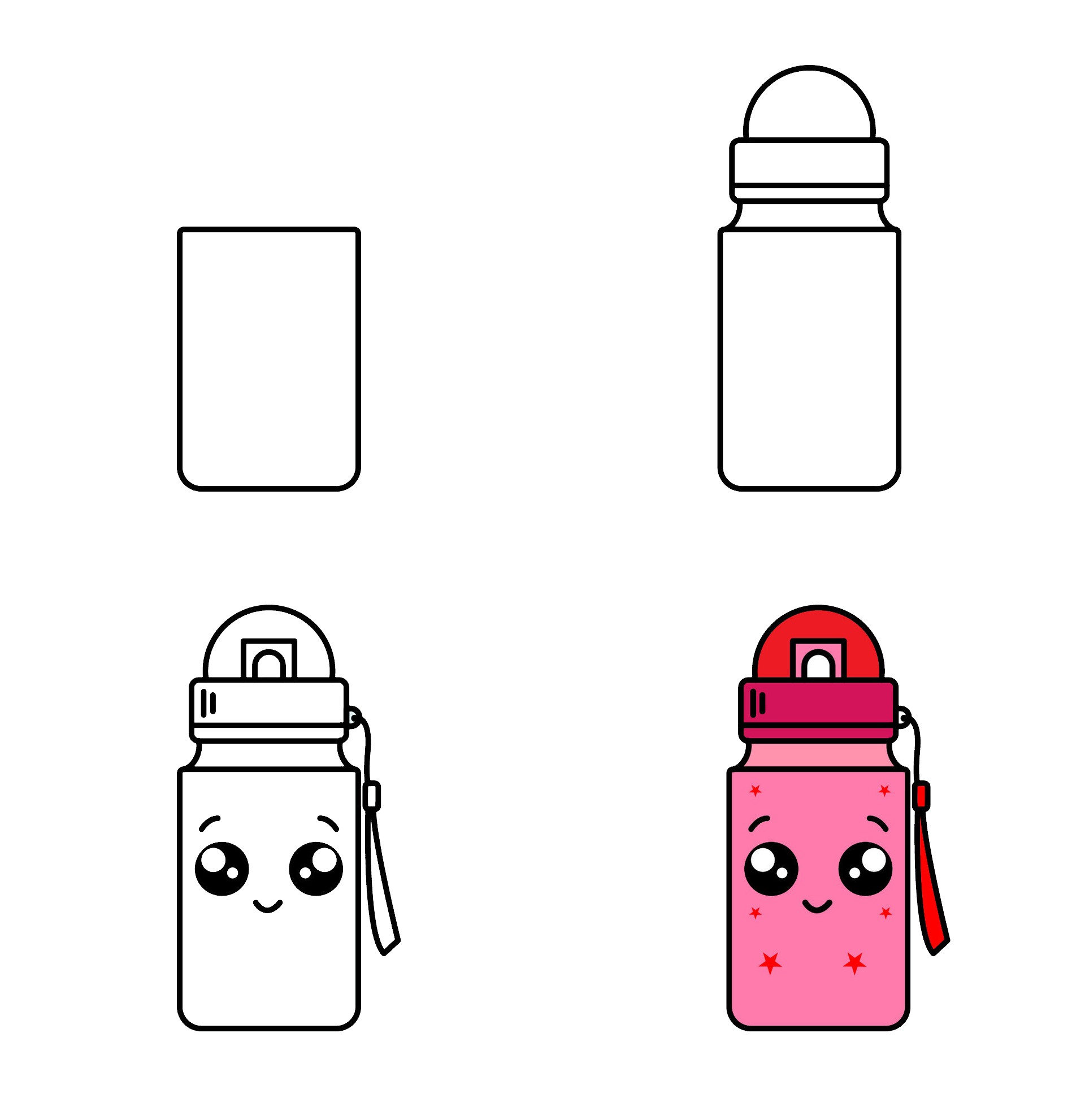 How to draw Bottle idea (26)