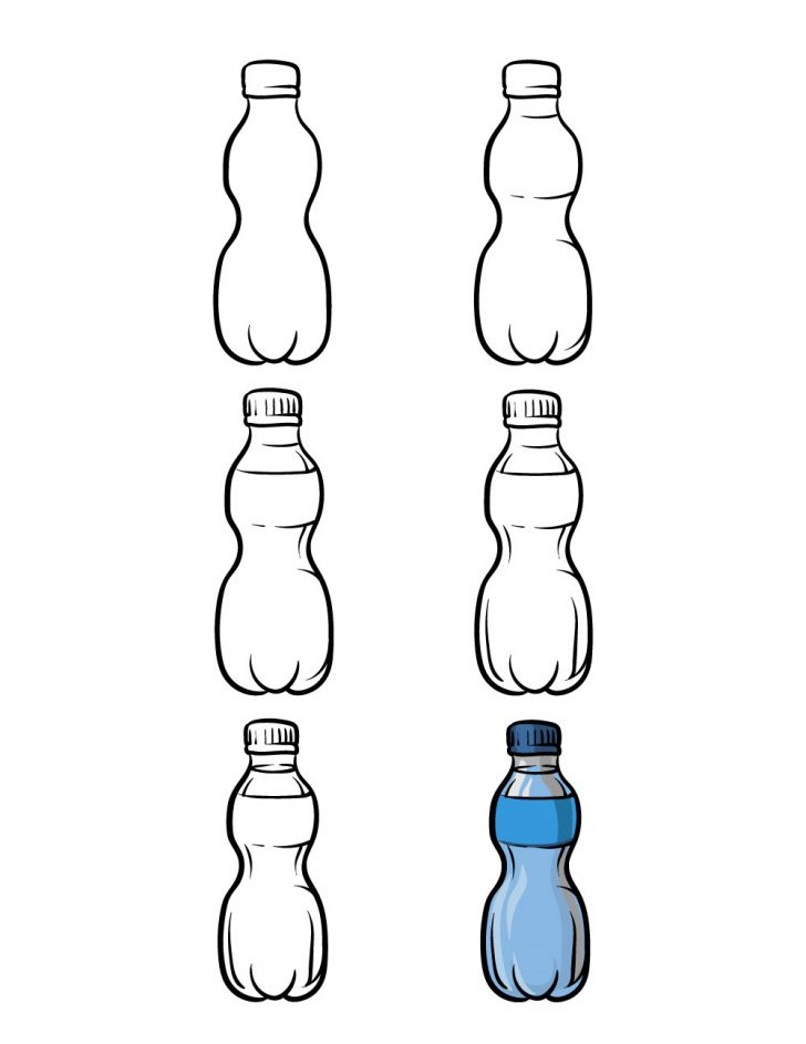 How to draw Bottle idea (28)