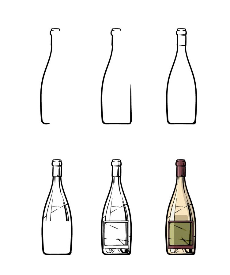 Bottle idea (29) Drawing Ideas