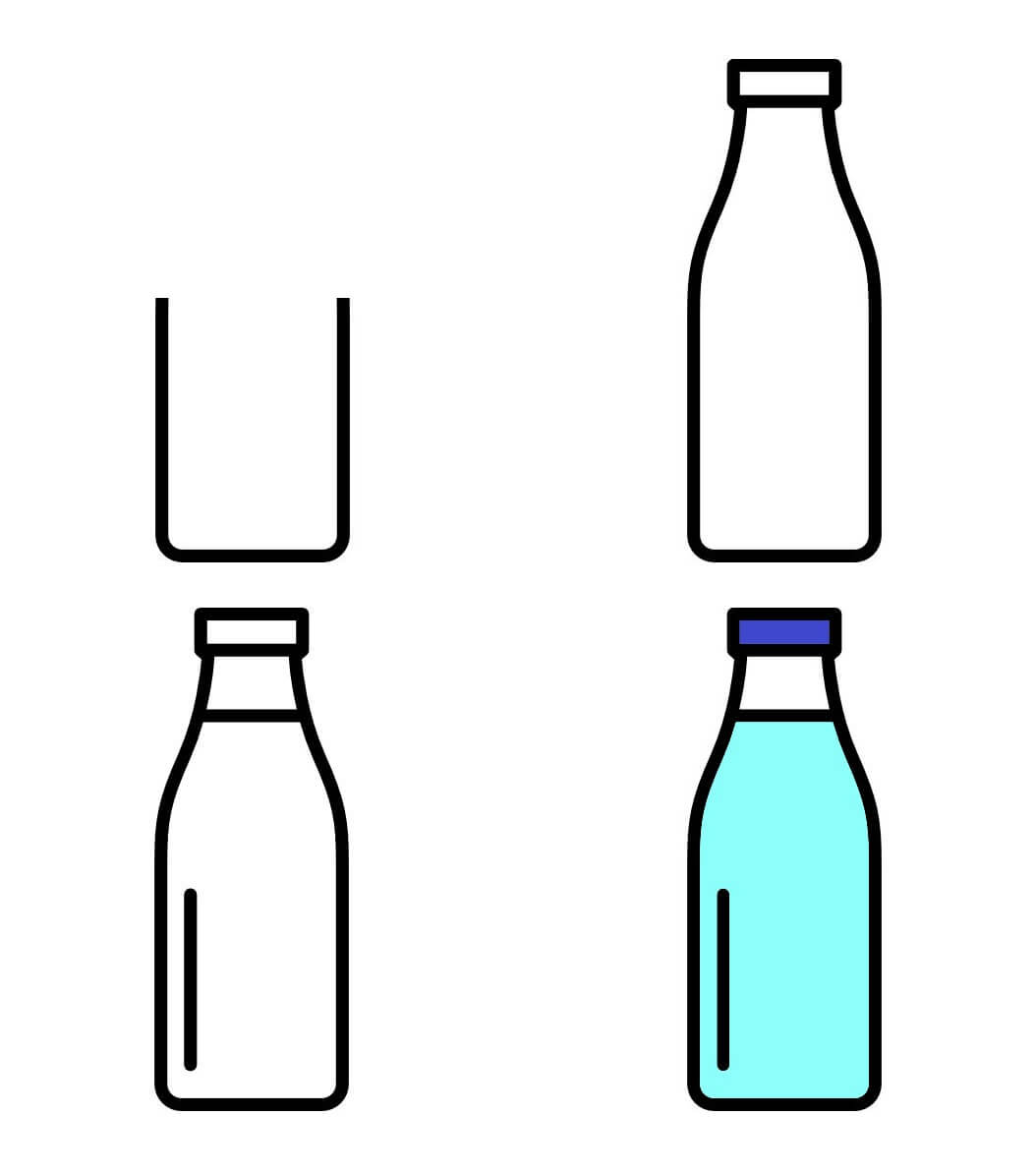 Bottle idea (3) Drawing Ideas