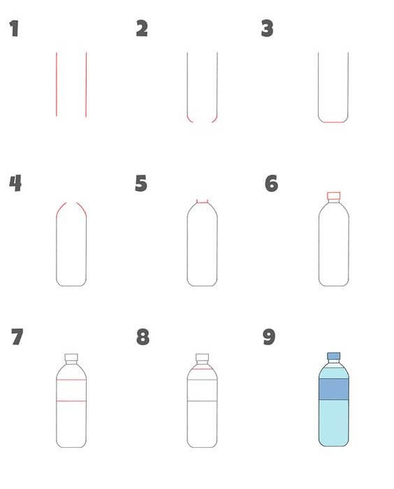 Bottle idea (8) Drawing Ideas