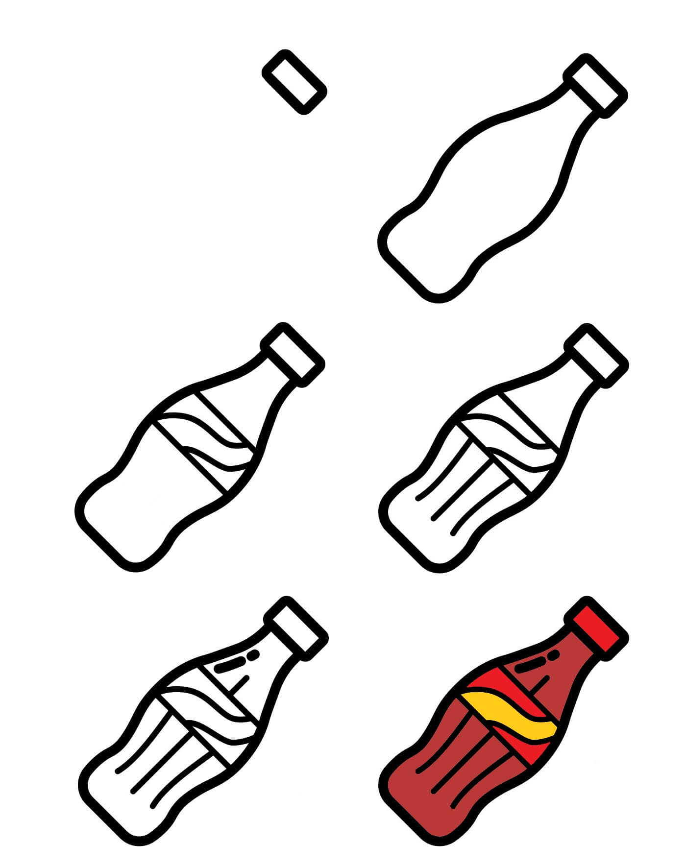 Bottle idea (9) Drawing Ideas