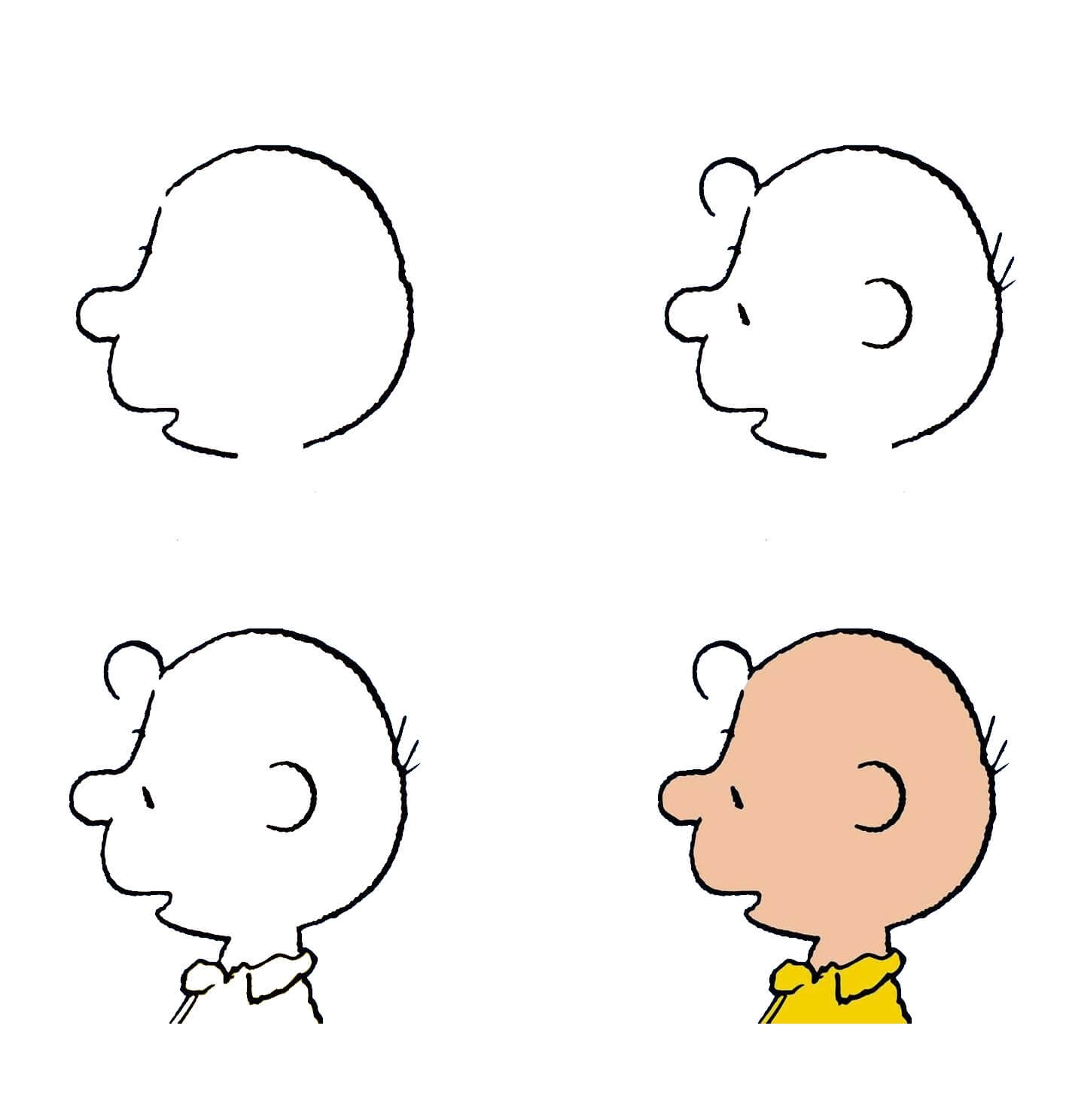 How to draw Charlie Brown idea (20)