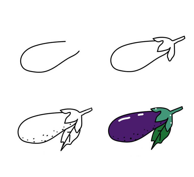 Eggplant idea (10) Drawing Ideas