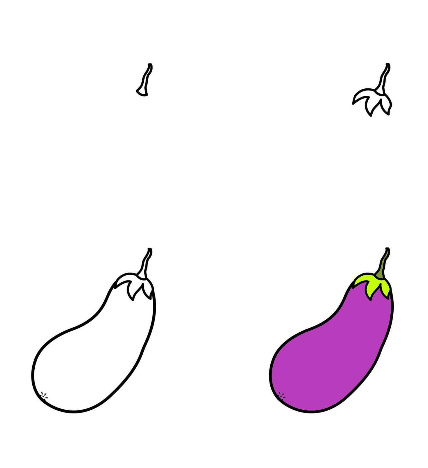 Eggplant idea (11) Drawing Ideas