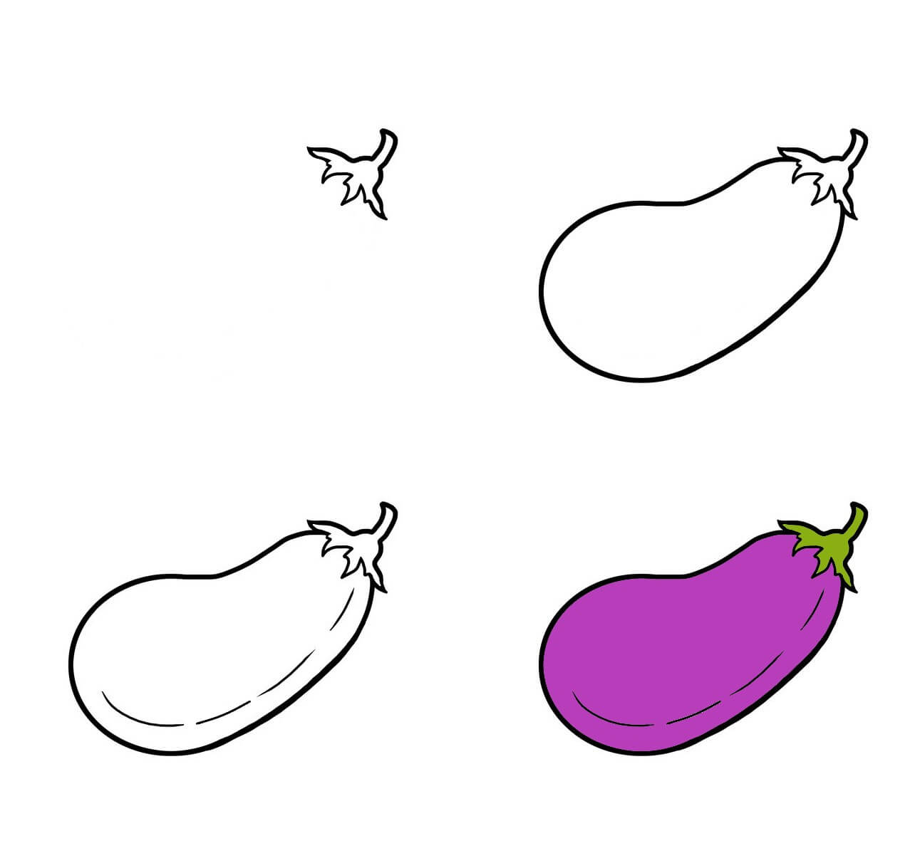 Eggplant idea (14) Drawing Ideas