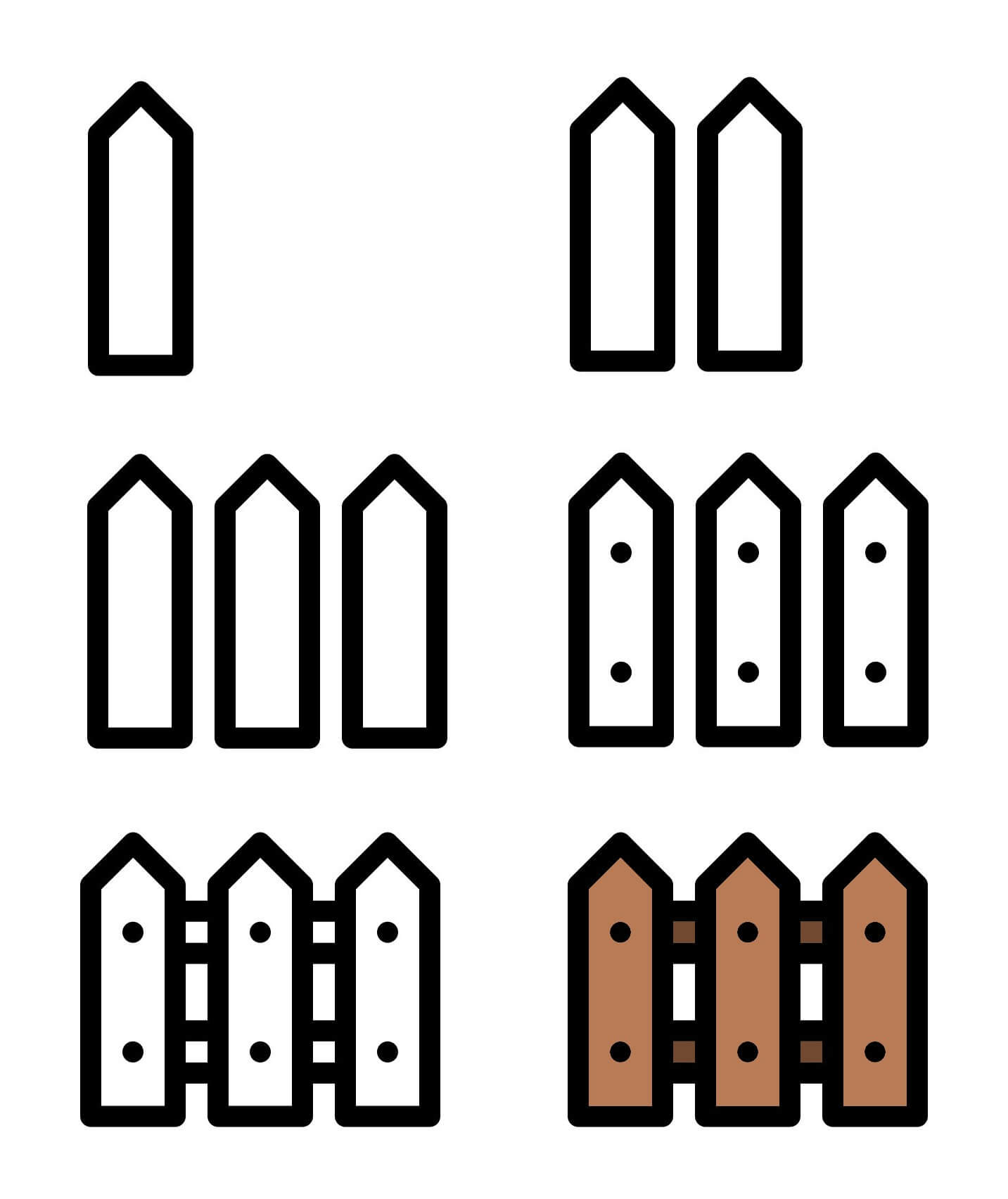 How to draw Fence idea (1)