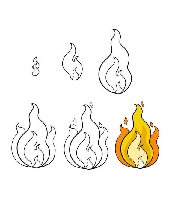 Flame idea (18) Drawing Ideas