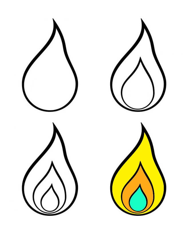 Flame idea (7) Drawing Ideas