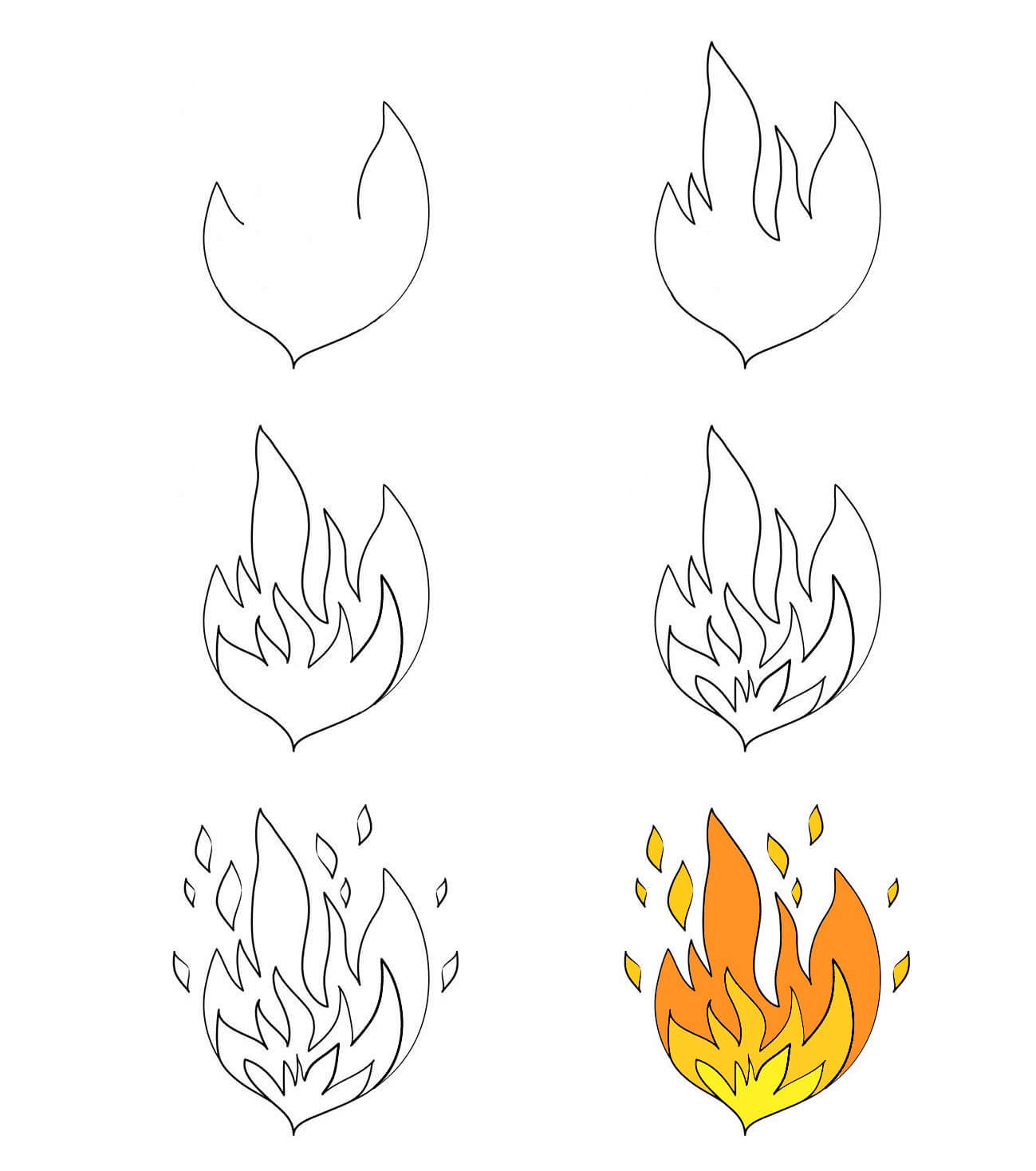 Flame idea (8) Drawing Ideas