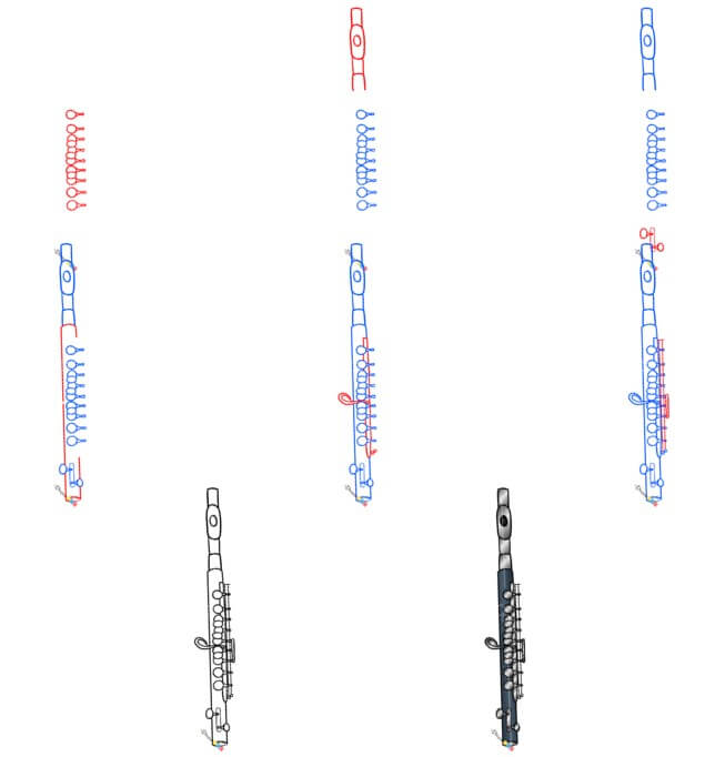 Flute idea (15) Drawing Ideas